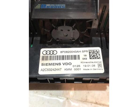 Bedieningselement verwarming & ventilatie AUDI A3 (8P1), AUDI A3 Sportback (8PA)