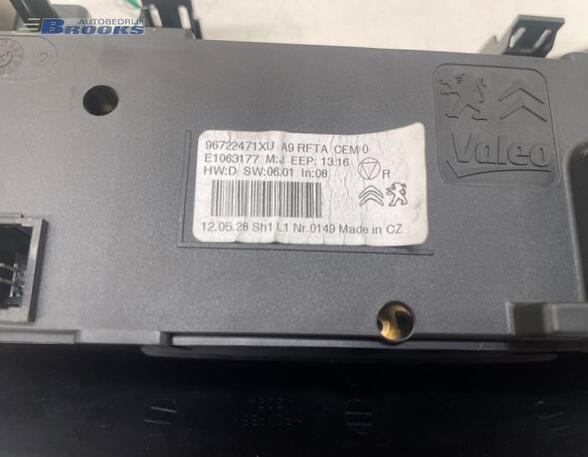 Heating & Ventilation Control Assembly PEUGEOT 208 I (CA_, CC_)