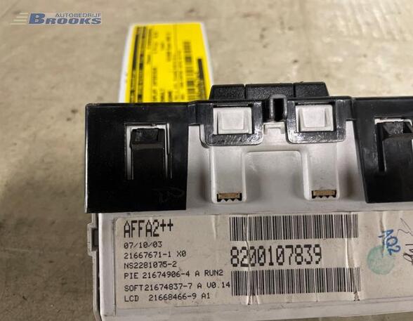 Instrument Cluster RENAULT MEGANE II (BM0/1_, CM0/1_), RENAULT MEGANE II Saloon (LM0/1_)