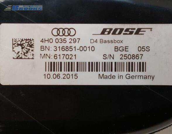 Loudspeaker AUDI A8 (4H2, 4H8, 4HC, 4HL)