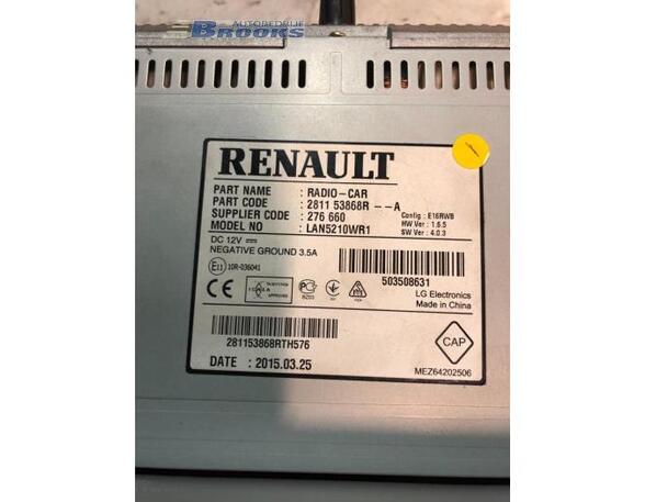 Autonavigatiesysteem RENAULT CLIO IV (BH_), RENAULT CAPTUR I (J5_, H5_), RENAULT CLIO III (BR0/1, CR0/1)