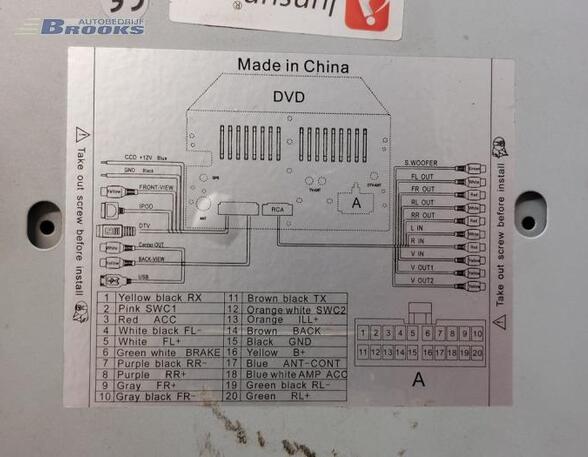 
Navigationssystem VW Polo V 6R, 6C 81121002R P19305780
