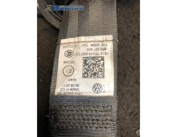 Safety Belts VW POLO (6R1, 6C1), VW POLO Van (6R)