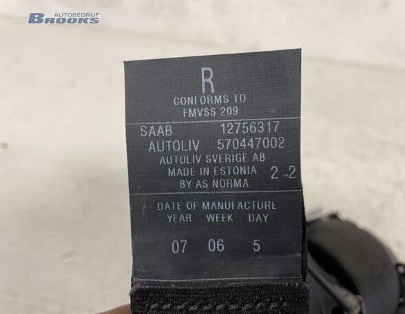 Safety Belts SAAB 9-5 Estate (YS3E)