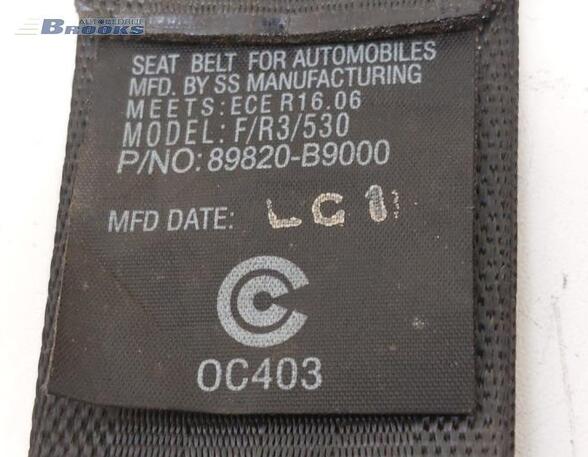 Safety Belts HYUNDAI i10 II (BA, IA)