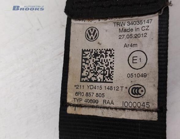 Safety Belts VW POLO (6R1, 6C1), VW POLO Van (6R)