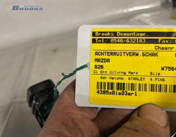 Schakelaar voor Achterruit MAZDA 626 IV Hatchback (GE)