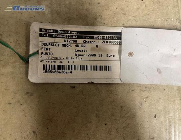 Bonnet Release Cable FIAT PUNTO (188_), FIAT PUNTO Hatchback Van (188_)