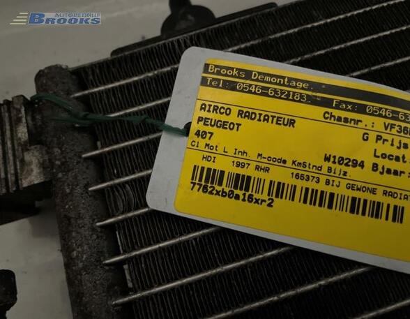 Air Conditioning Condenser PEUGEOT 407 SW (6E_)