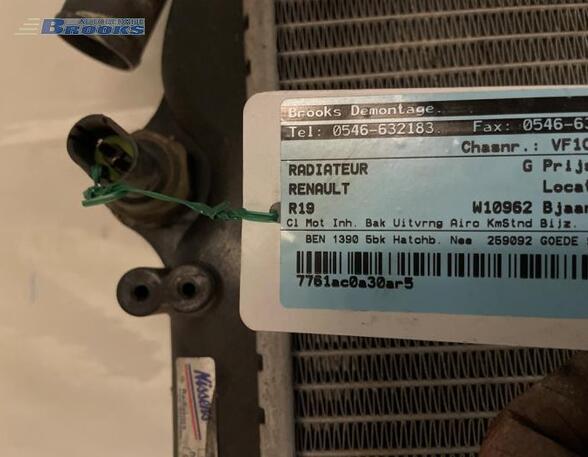 Radiateur RENAULT 19 II (B/C53_)