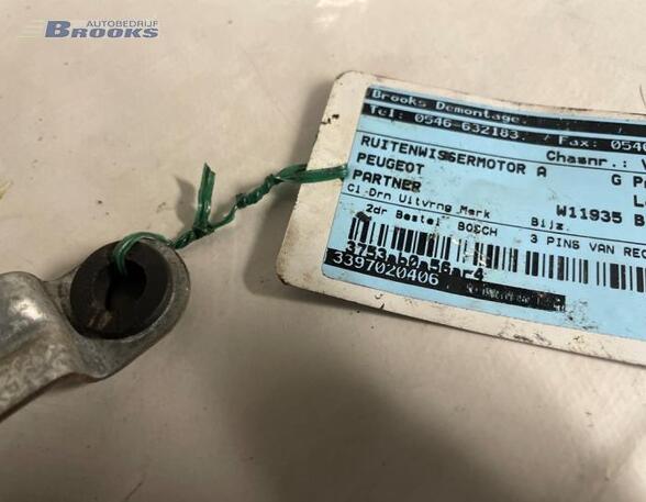 Wiper Motor PEUGEOT PARTNER Box Body/MPV (5_, G_), PEUGEOT PARTNER MPV (5_, G_)