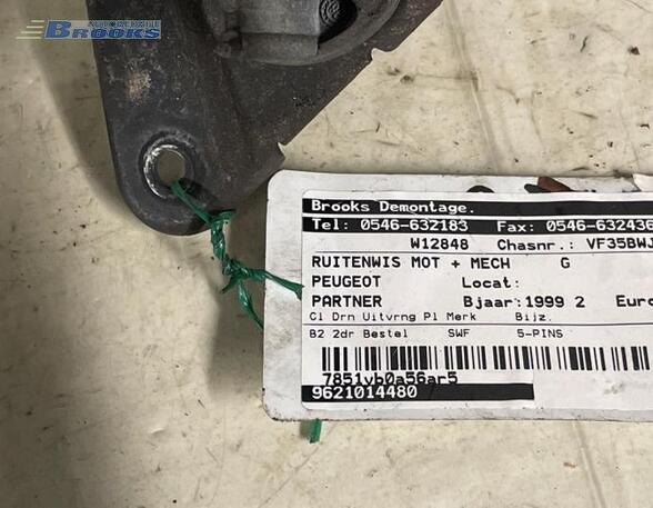 Wiper Motor PEUGEOT PARTNER MPV (5_, G_), PEUGEOT PARTNER Box Body/MPV (5_, G_)