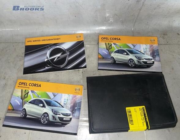 Operation manual OPEL CORSA D (S07)