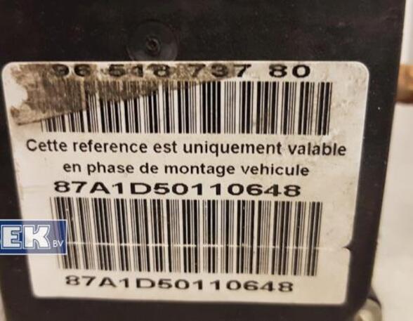 Abs Hydraulic Unit PEUGEOT 307 Break (3E), PEUGEOT 307 SW (3H)