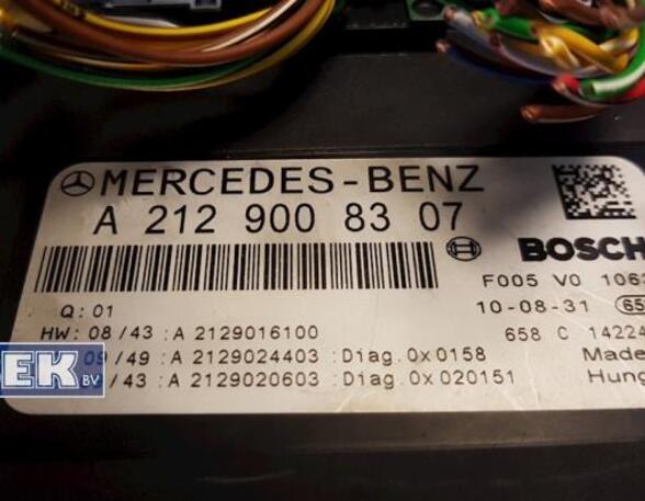 Fuse Box MERCEDES-BENZ E-Klasse Coupe (C207)