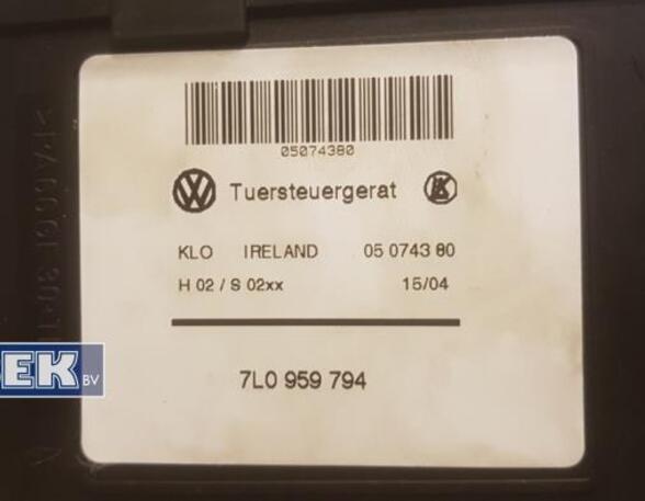 Elektrische motor raamopener VW Touareg (7L6, 7L7, 7LA)