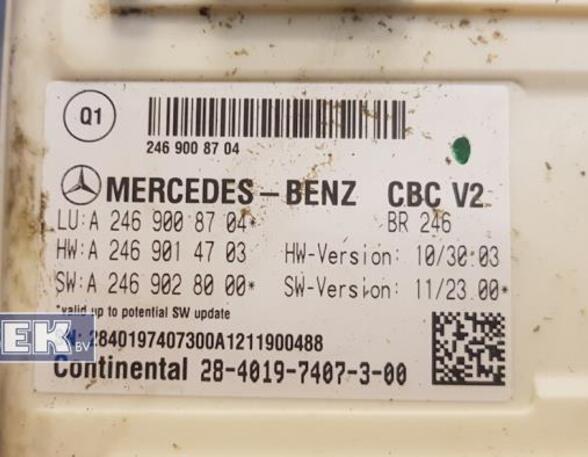 Control unit MERCEDES-BENZ B-Klasse (W242, W246)