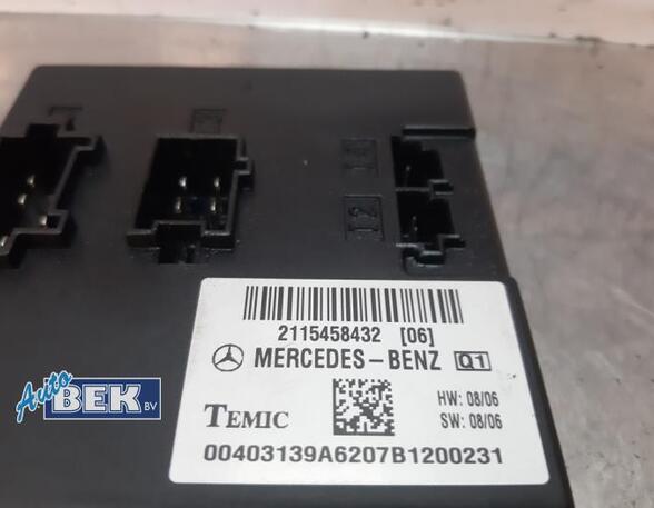 Control unit MERCEDES-BENZ E-CLASS T-Model (S211), MERCEDES-BENZ E-CLASS (W211)