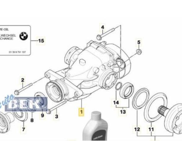 Differentieel BMW 5 (E60)