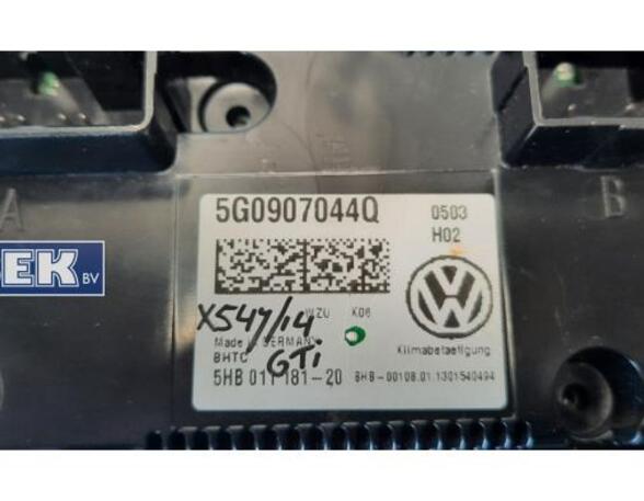 Heating & Ventilation Control Assembly VW Golf VII (5G1, BE1, BE2, BQ1)