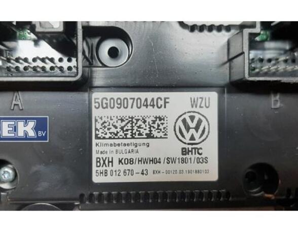 Heating & Ventilation Control Assembly VW Golf VII (5G1, BE1, BE2, BQ1)