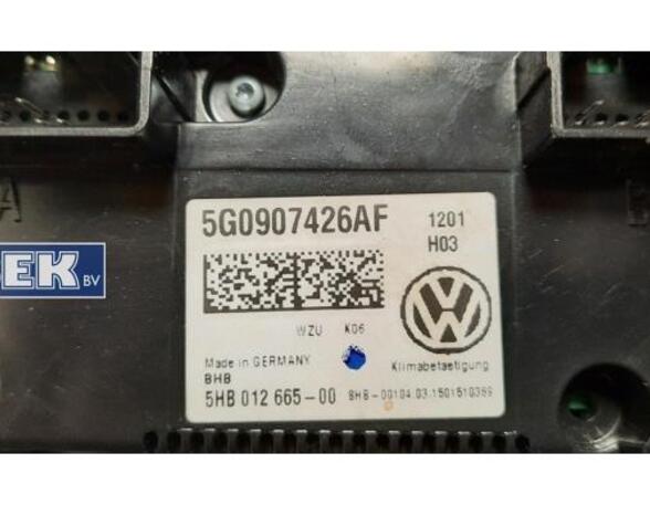 Heating & Ventilation Control Assembly VW Golf VII (5G1, BE1, BE2, BQ1)