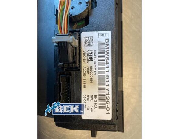 Heating & Ventilation Control Assembly BMW 3er (E90)