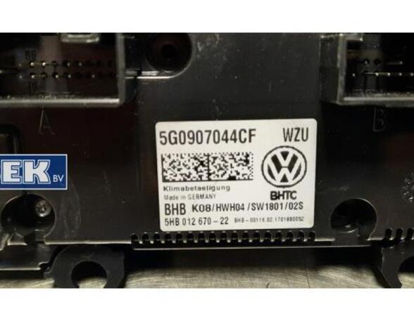 Heating & Ventilation Control Assembly VW Golf VII (5G1, BE1, BE2, BQ1)