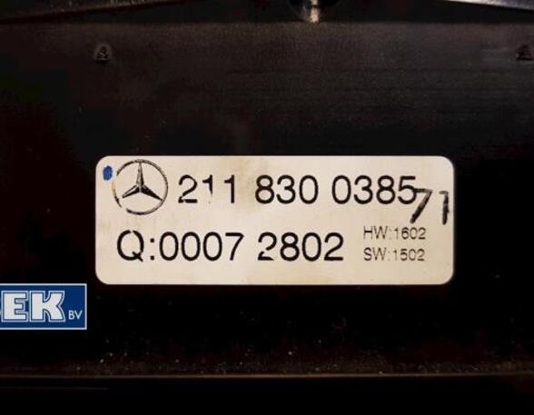 Heizungsbetätigung (Konsole) Mercedes-Benz E-Klasse W211 2118300385 P15477253