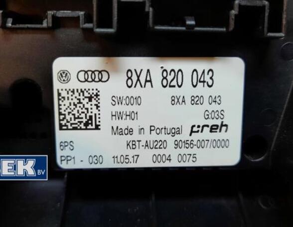 Bedieningselement verwarming & ventilatie AUDI A1 Sportback (8XA, 8XF), AUDI A1 (8X1, 8XK)