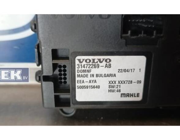 Control unit for heating and ventilation VOLVO V90 II Estate (235, 236)