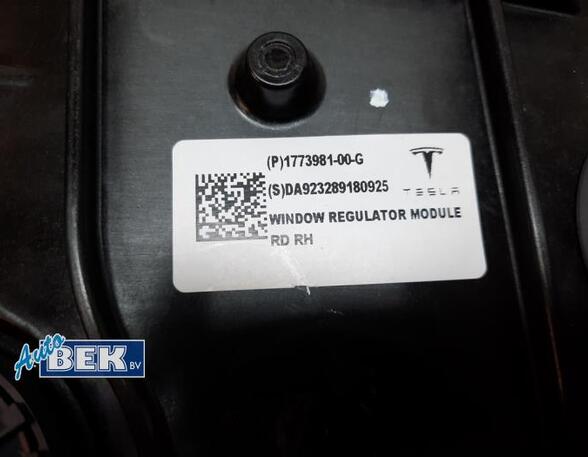 Raambedieningsmechanisme TESLA MODEL 3 (5YJ3)