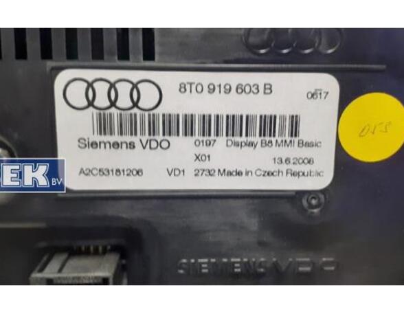 Navigation System AUDI A4 Avant (8K5, B8), AUDI A5 Sportback (8TA)