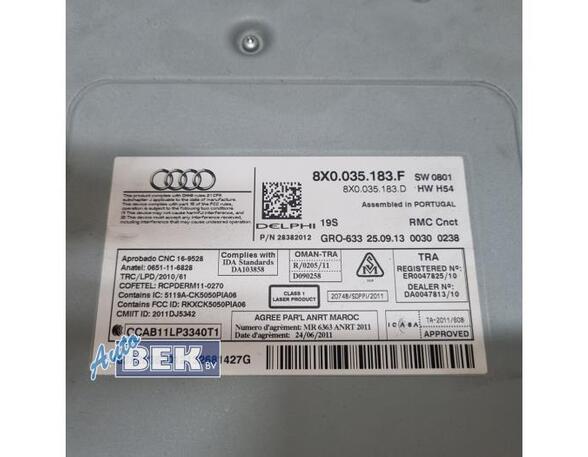 Autonavigatiesysteem AUDI A1 Sportback (8XA, 8XF), AUDI A1 (8X1, 8XK)