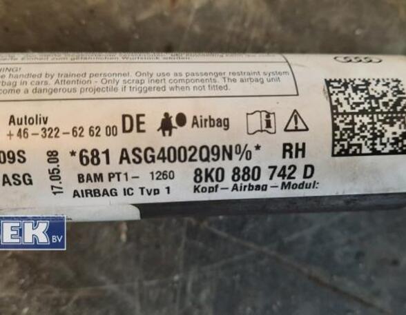 Roof Airbag AUDI A4 Avant (8K5, B8), AUDI A5 Sportback (8TA)