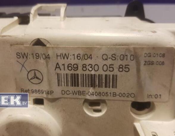 Air Conditioning Control Unit MERCEDES-BENZ A-Klasse (W169)