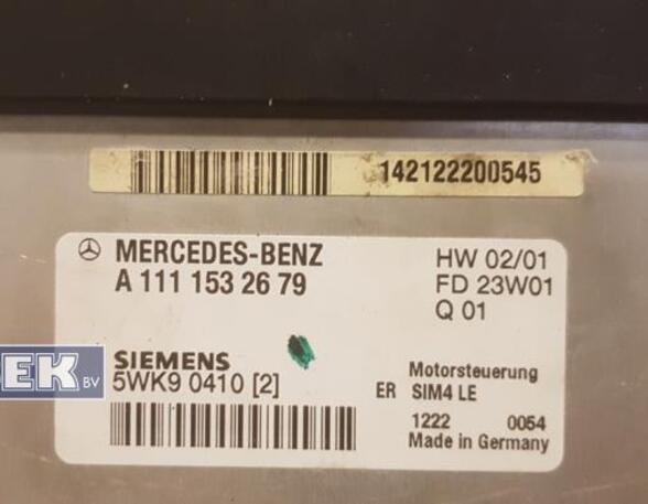 Control unit for engine MERCEDES-BENZ C-Klasse T-Model (S203)