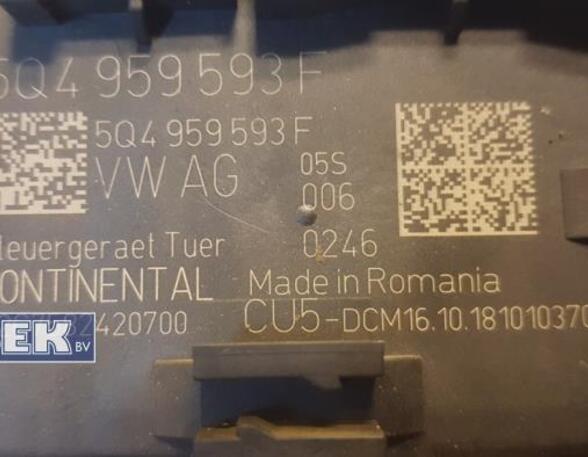 Central Locking System VW GOLF VII (5G1, BQ1, BE1, BE2), VW GOLF VIII Variant (CG5), VW GOLF VII Variant (BA5, BV5)