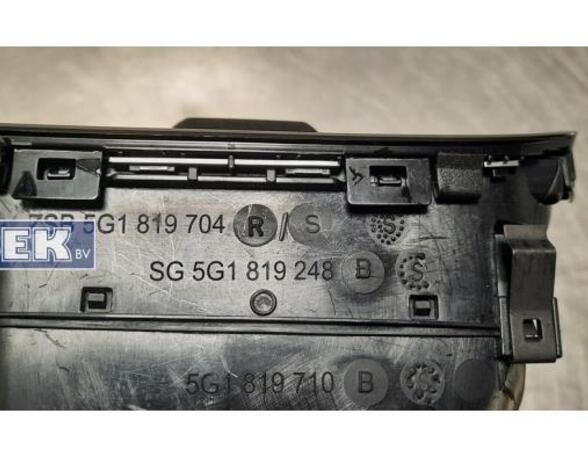 Dashboard ventilation grille VW Golf VII (5G1, BE1, BE2, BQ1)