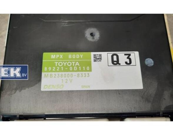 Control unit central electric (BCM) TOYOTA YARIS (_P13_)