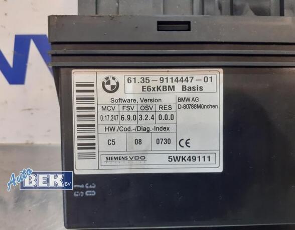 Control unit central electric (BCM) BMW 6 Convertible (E64)