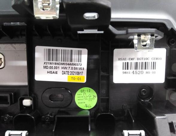 Monitor Navigationssystem Peugeot 2008 II UD, US, UY, UK 98414520800 P20733584