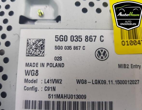 Radio VW GOLF VII Variant (BA5, BV5)