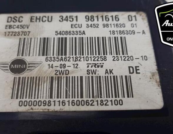 Abs Hydraulic Unit MINI MINI (R56), MINI MINI Convertible (R57), MINI MINI Roadster (R59), MINI MINI COUNTRYMAN (R60)