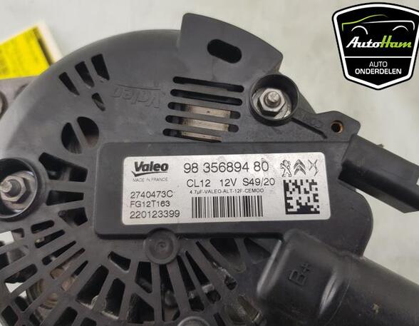 Alternator OPEL CROSSLAND X / CROSSLAND (P17, P2QO), PEUGEOT 208 II (UB_, UP_, UW_, UJ_), CITROËN C3 III (SX)