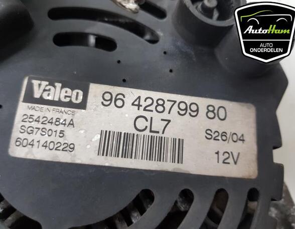 Alternator PEUGEOT 206 Hatchback (2A/C), PEUGEOT 206 SW (2E/K), PEUGEOT 307 Break (3E), PEUGEOT 307 SW (3H)