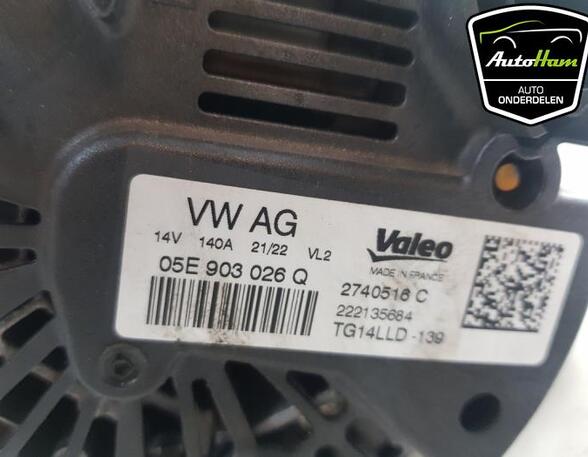 Dynamo (Alternator) SKODA FABIA IV (PJ3), VW GOLF VII (5G1, BQ1, BE1, BE2), SEAT ARONA (KJ7, KJP), SKODA SCALA (NW1)