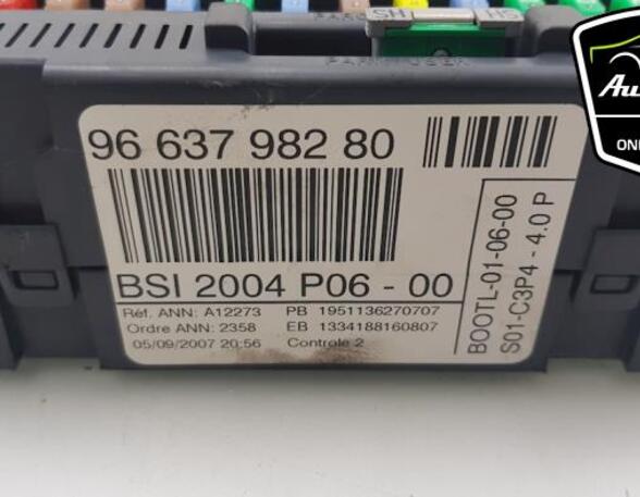 Fuse Box FIAT SCUDO Van (270_, 272_), PEUGEOT 207 SW (WK_), PEUGEOT 207 CC (WD_), PEUGEOT 207 (WA_, WC_)