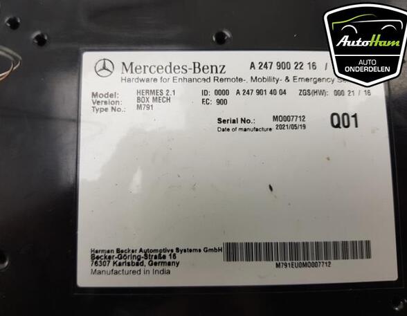 Control unit MERCEDES-BENZ VITO Van (W447), MERCEDES-BENZ VITO Mixto (Double Cabin) (W447)