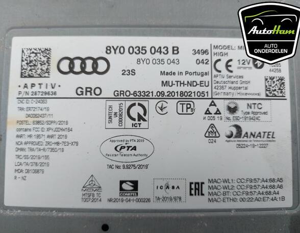 Control unit AUDI A3 Sportback (8YA)